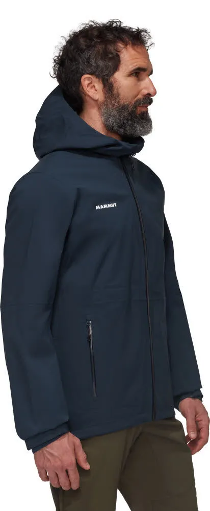 Mammut Linard Guide HS Hooded Jacket Men Herren Hardshell Wanderjacke marine