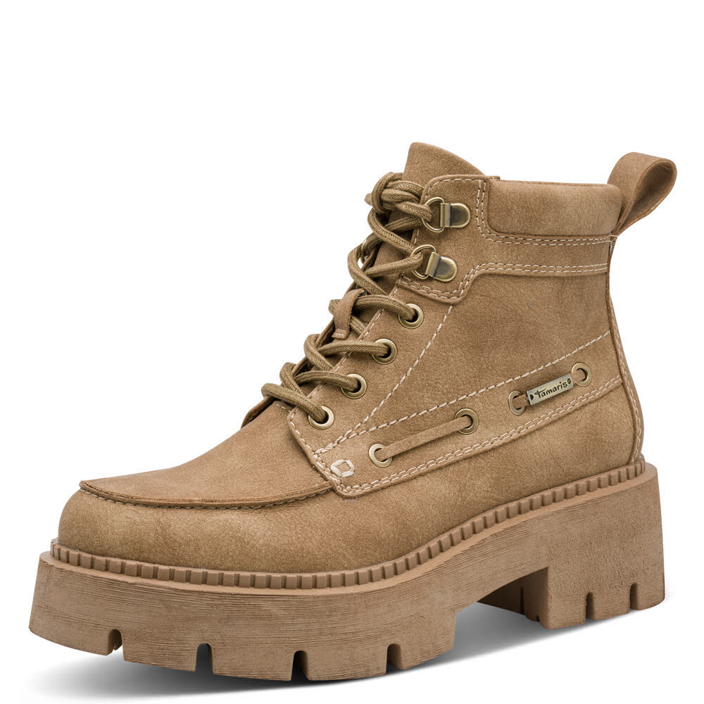 Tamaris Damen Stiefel Stiefelette braun