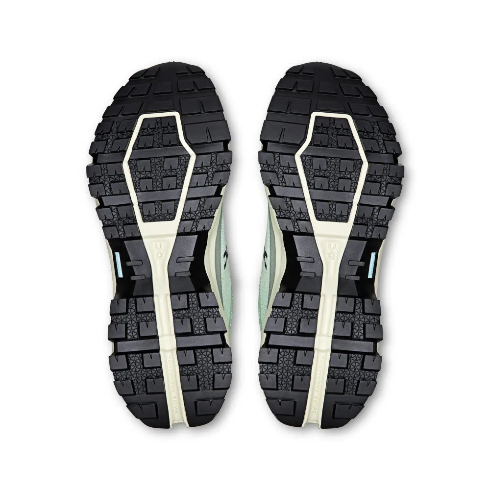 ON Cloudrock Low Waterproof Damen Wanderschuhe grün