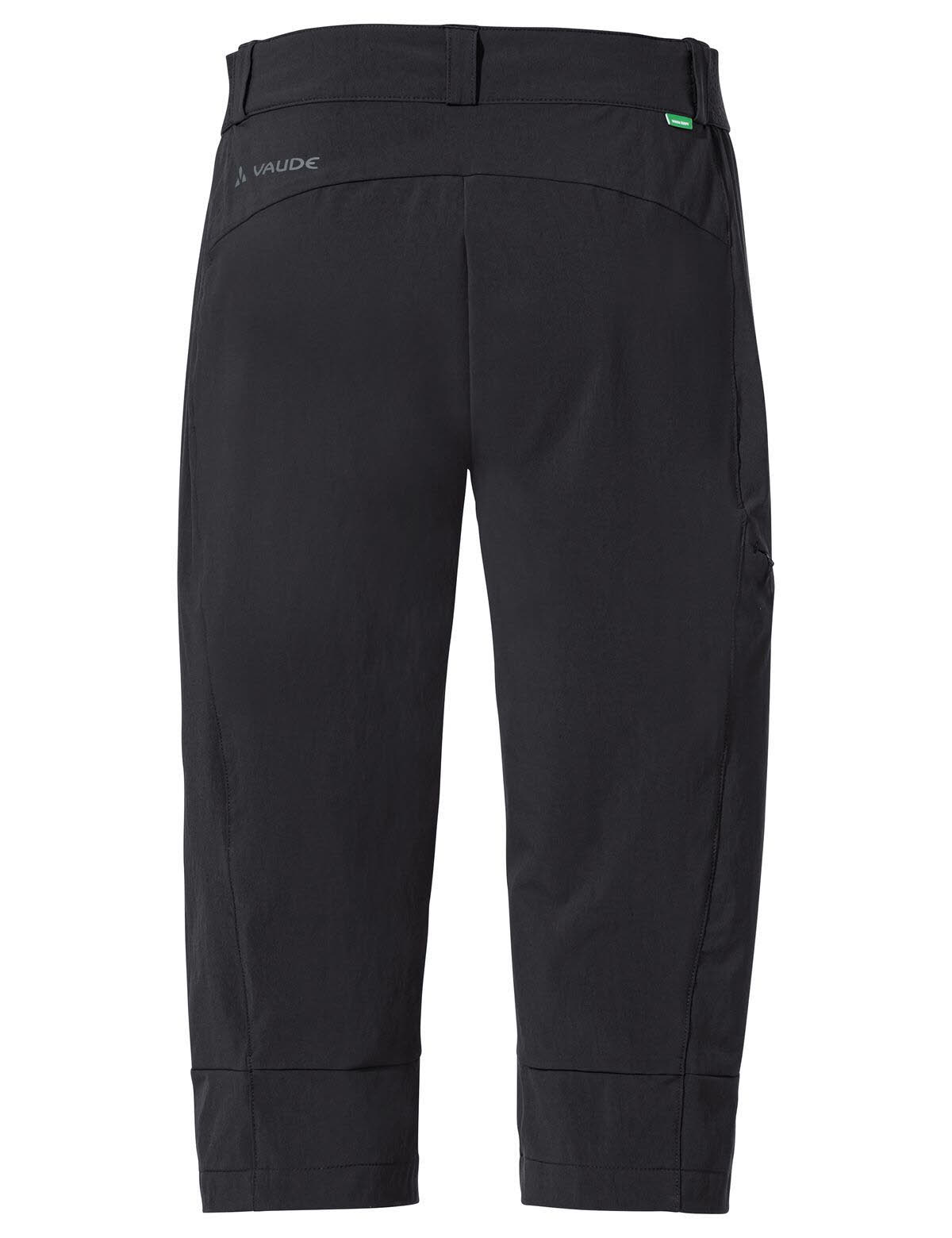 Vaude Farley Stretch Capri Wanderhose Damen schwarz NEU