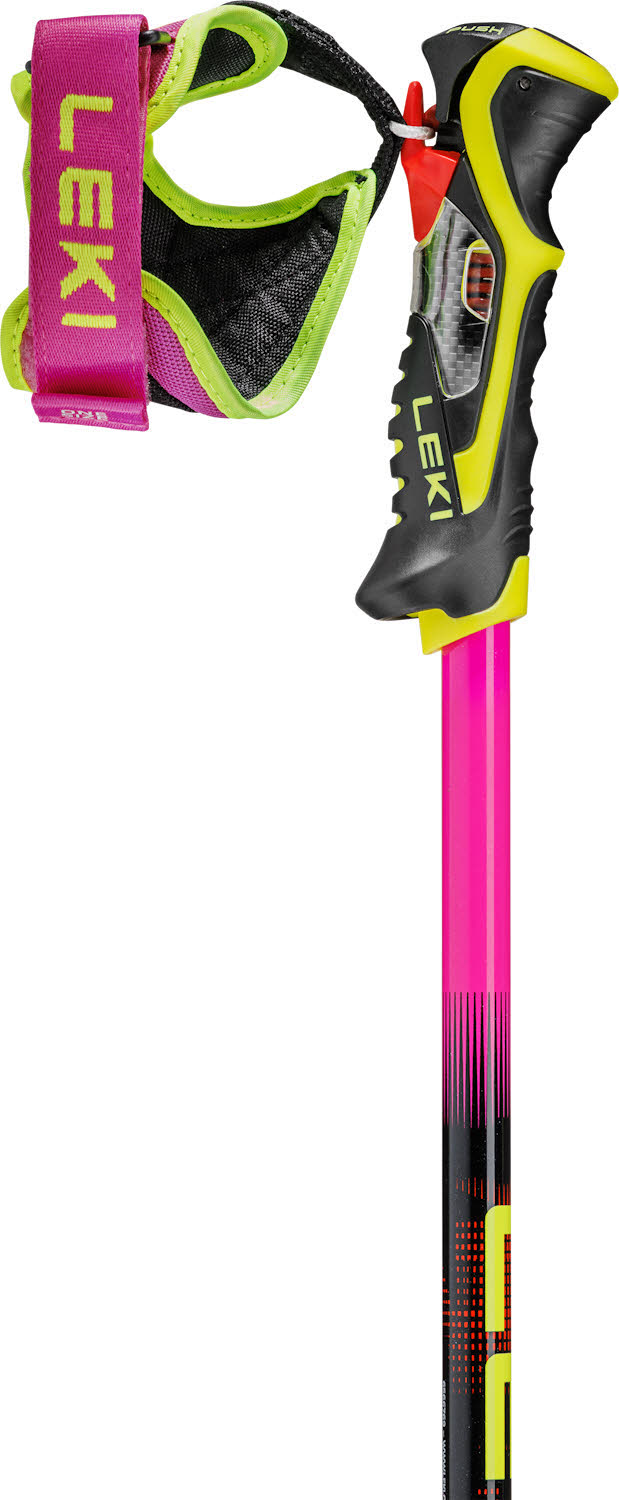Leki Venom SL TR Unisex Skistöcke Ski Poles pink/orange