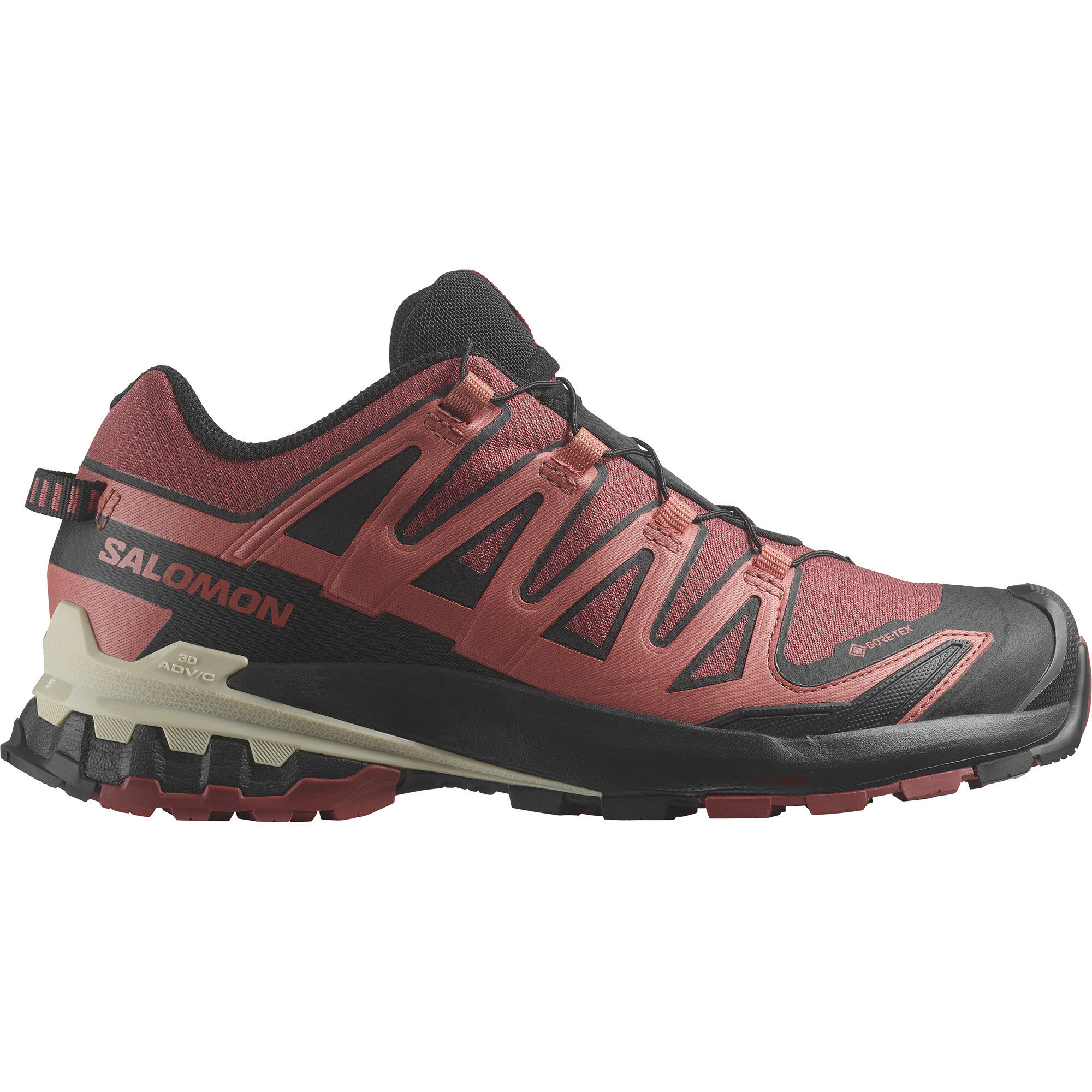 Salomon XA PRO 3D V9 GTX Trailrunning-Schuh Wanderschuh Damen rot schwarz