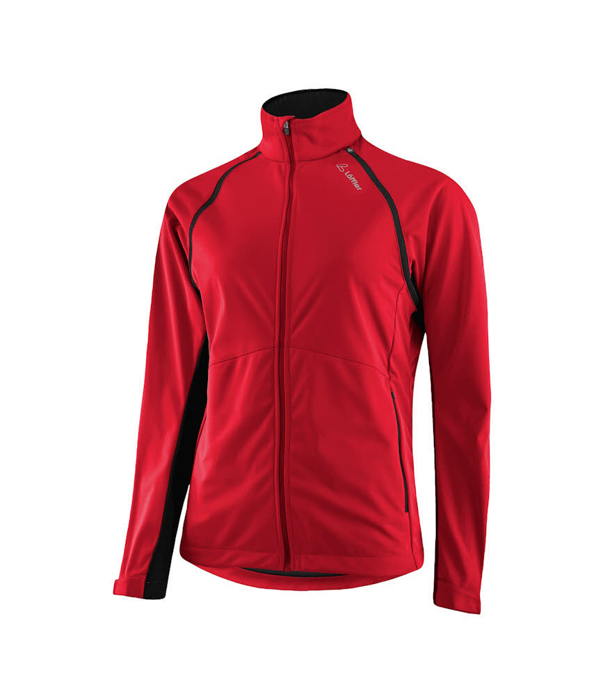 Löffler W ZIP-OFF JACKET WS LIGHT Damen Langlaufjacke Funktionsjacke rot