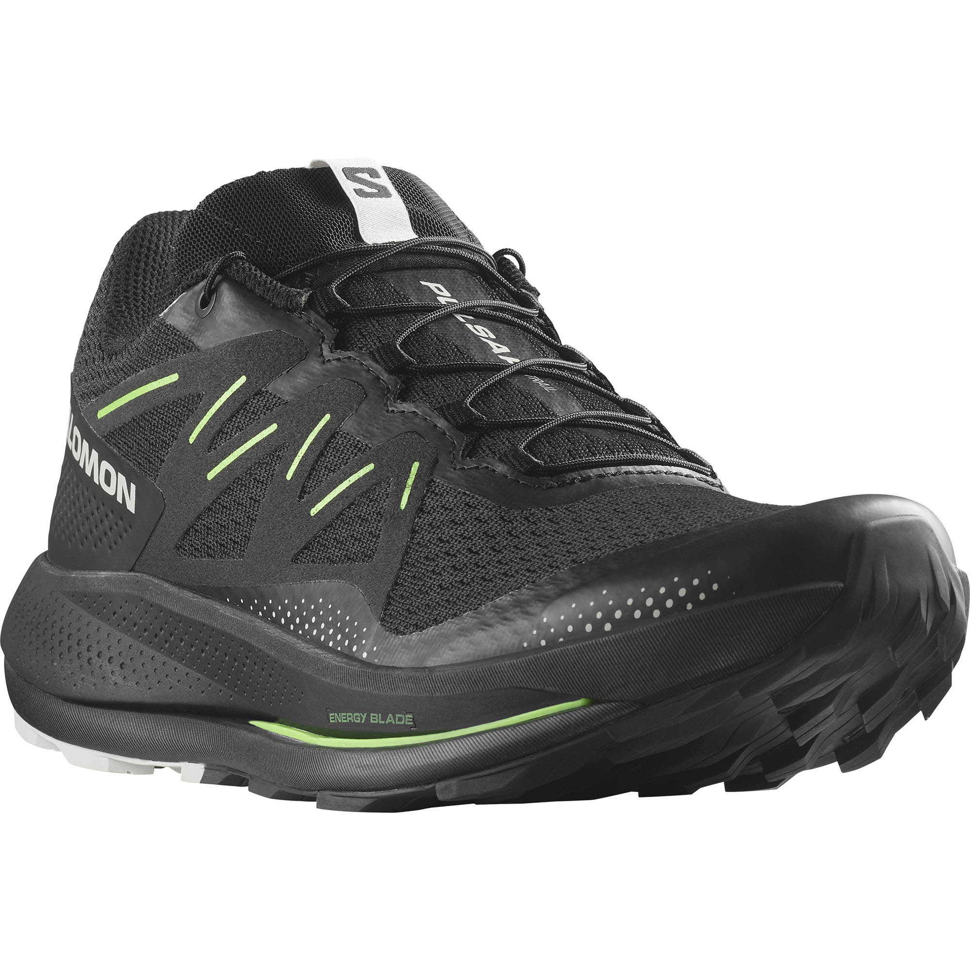 Salomon Pulsar Trail Trailrunning-Schuhe stark federnd Bequem Herren Schwarz