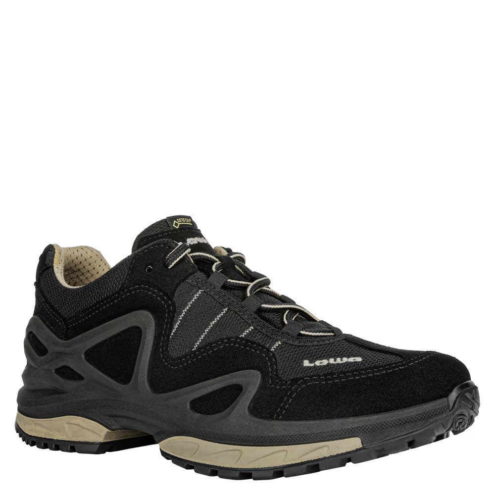 LOWA® GORGON GTX Ws Damen Wanderschuhe Trekkingschuhe Low schwarz