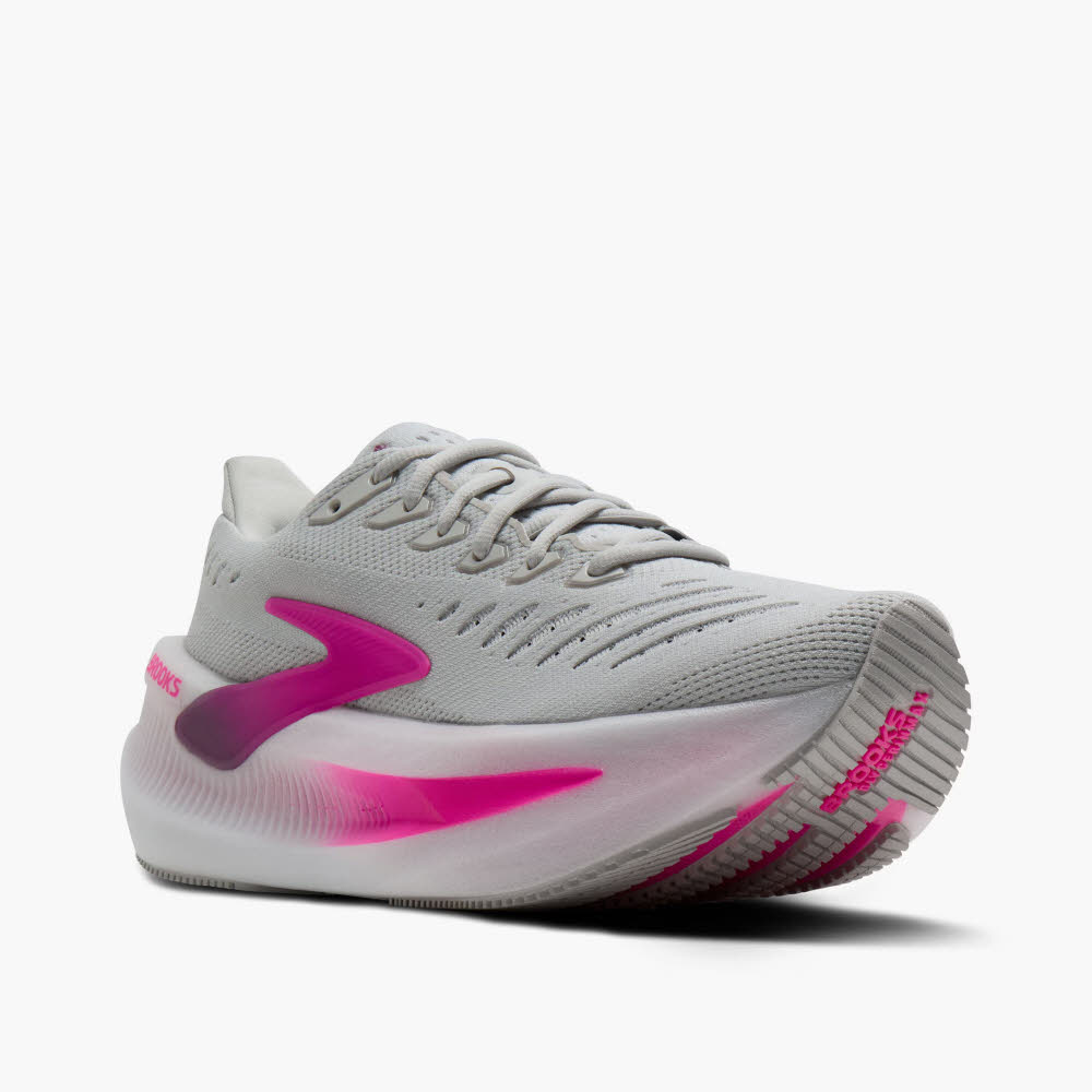 Brooks Glycerin Max 2 Damen Joggingschuhe Laufschuhe grau/pink