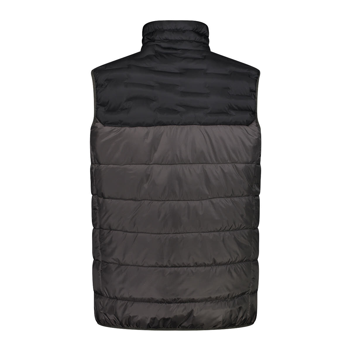 CMP Herren Weste Daunenweste Steppweste grau schwarz