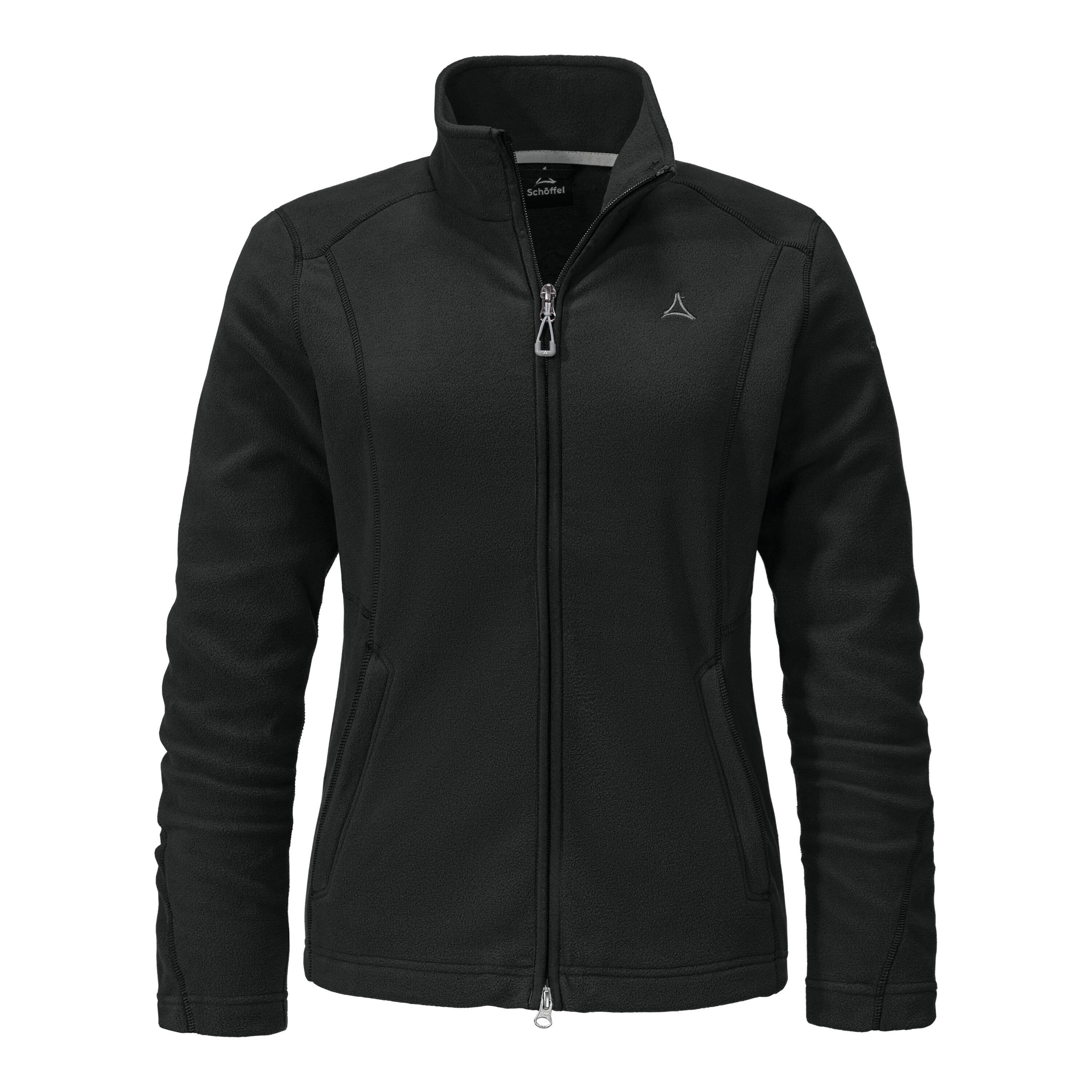 Schöffel Leona Damen Fleecejacke Funktionsjacke schwarz