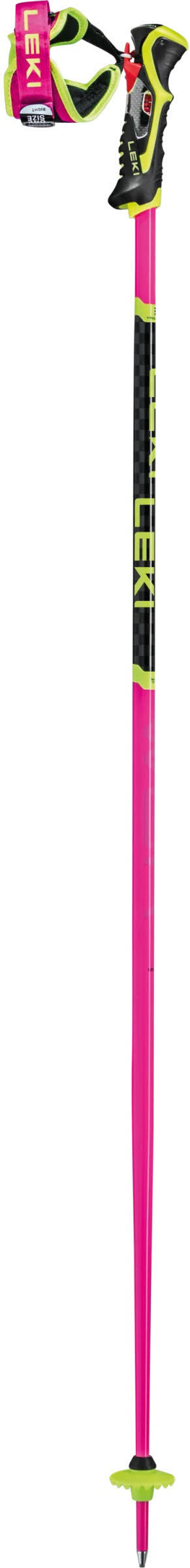 Leki WCR TBS SL 3D Skistöcke für Erwachsene Ski Alpin-Stöcke pink