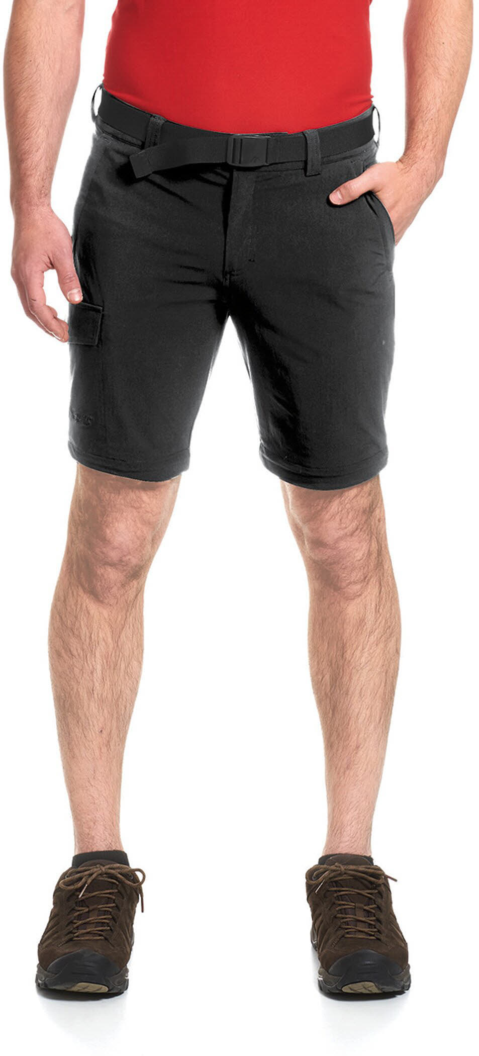 Maier Sports Torid Slim Herren Ziphose Wanderhose Schwarz