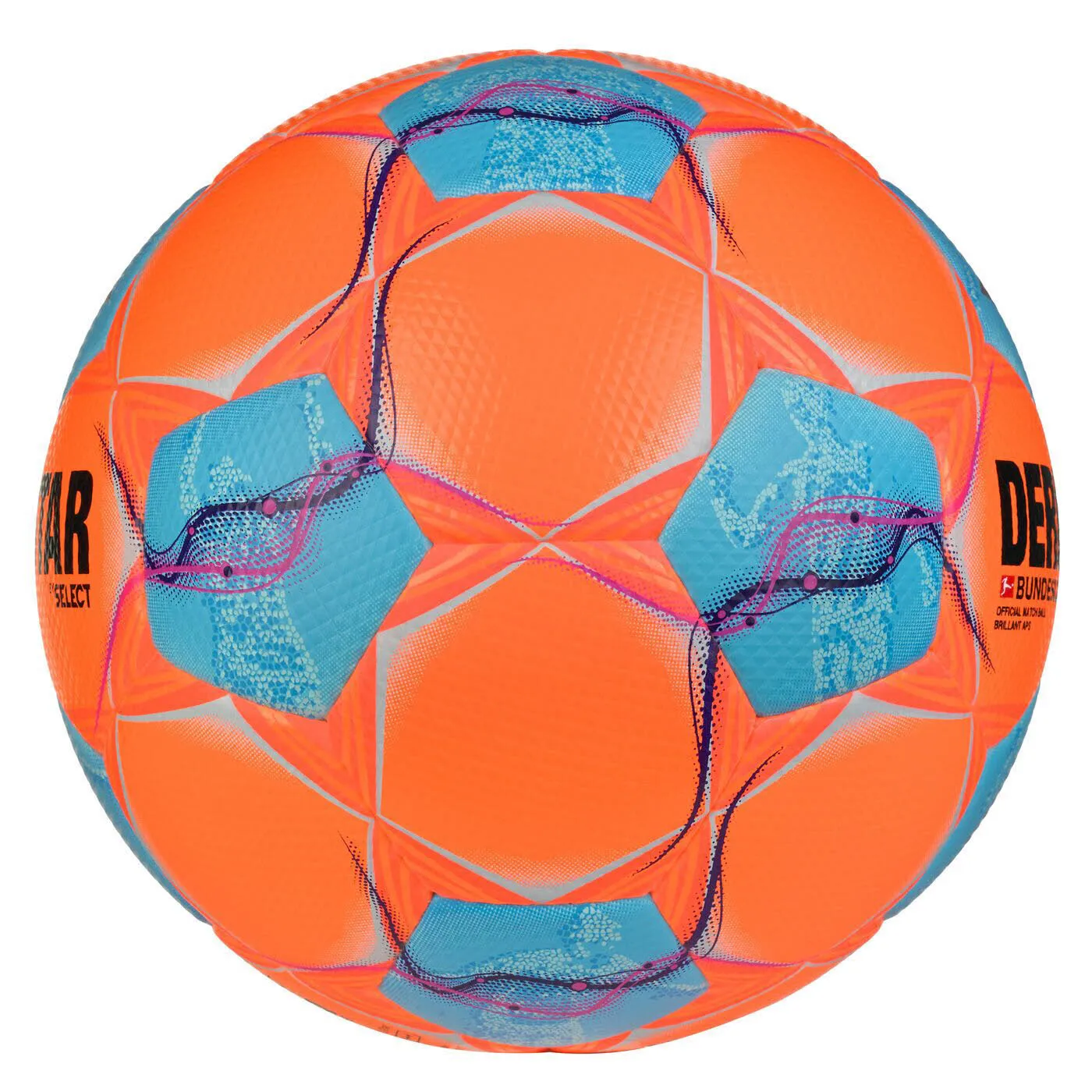 Derbystar Bundesliga Brillant APS v25 Fußball weiß/orange