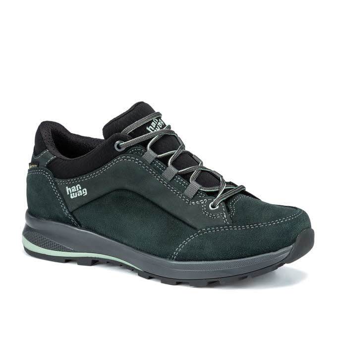 Hanwag Banks Low Lady GTX Wanderschuh Trekkingschuh Damen dunkelgrün
