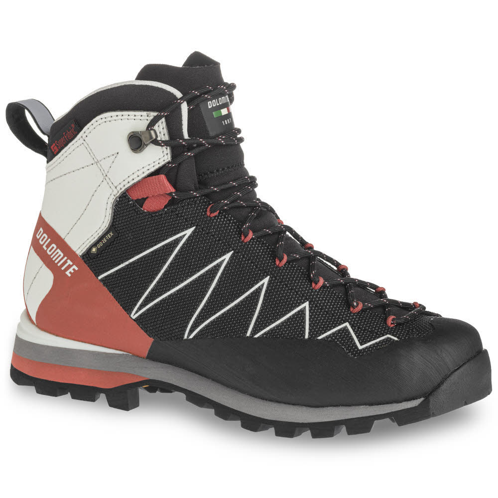 Dolomite Crodarossa Pro GTX Damen Trekkingschuh High Rot Schwarz