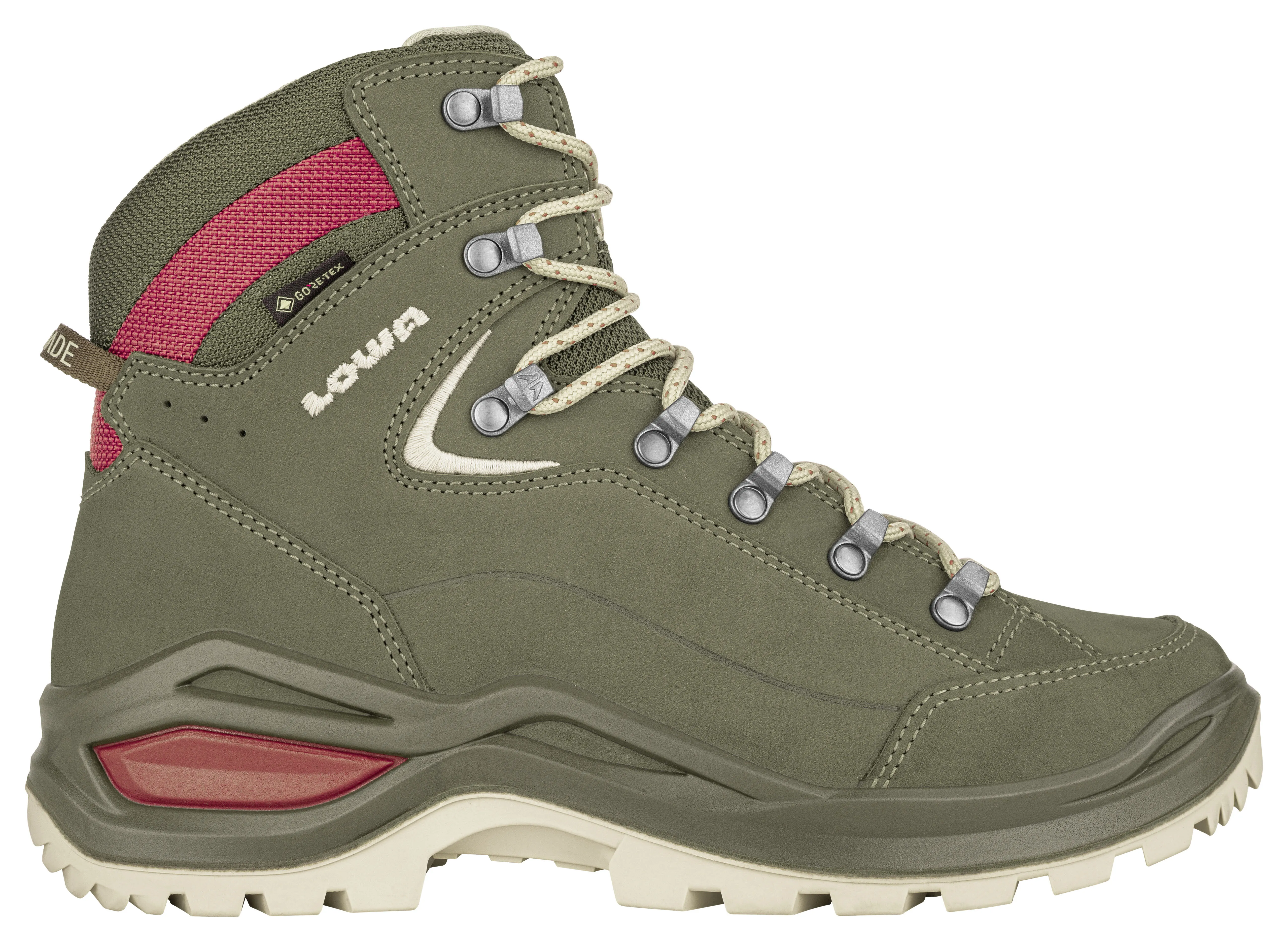 Lowa RENEGADE EVO GTX MID Ws Wanderschuh Trekkingschuh Damen hellgrün beige