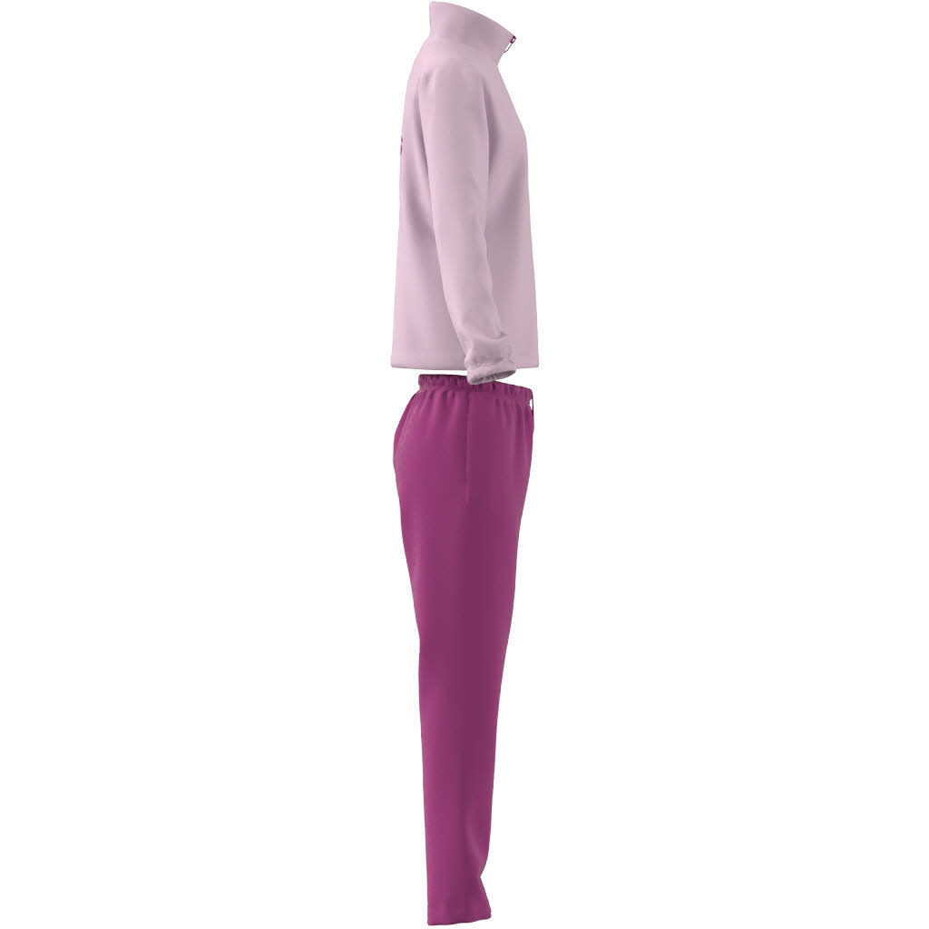 adidas Essentials Big Logo Mädchen Trainingsnzug Rosa Weiß