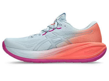 ASICS GEL-CUMULUS 28 Damen Laufschuhe Sky/Sun Coral