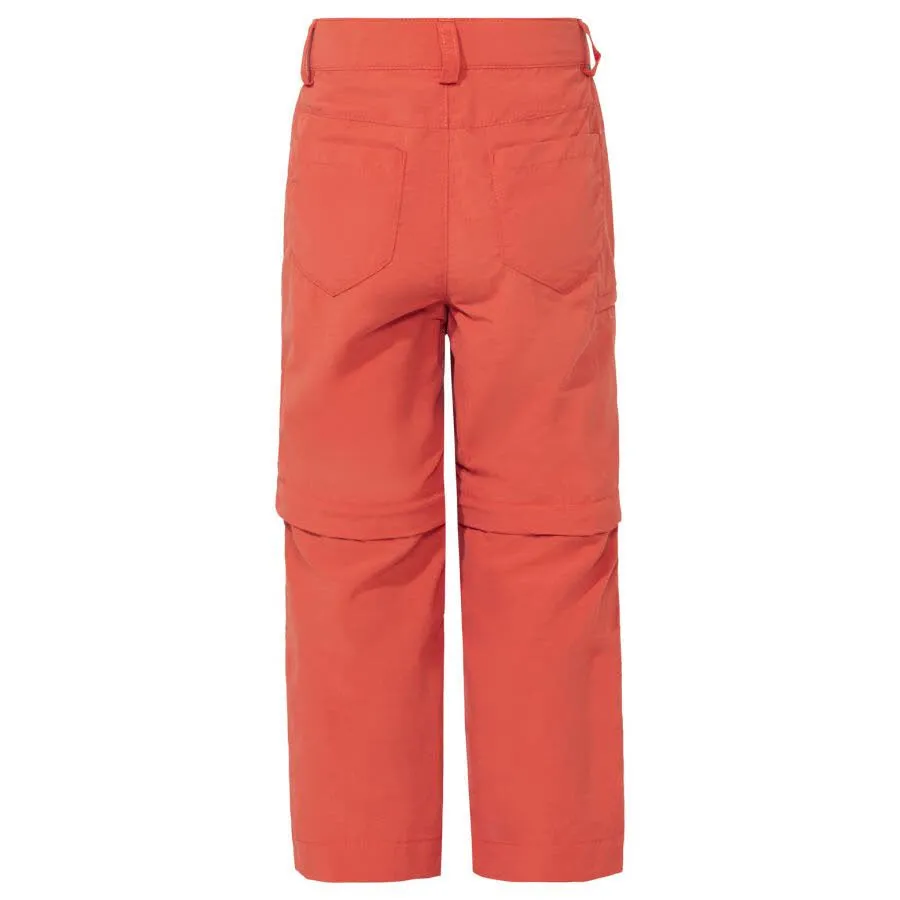 Vaude Detective Antimos Jungen Zip-Off Hose Wanderhose rot