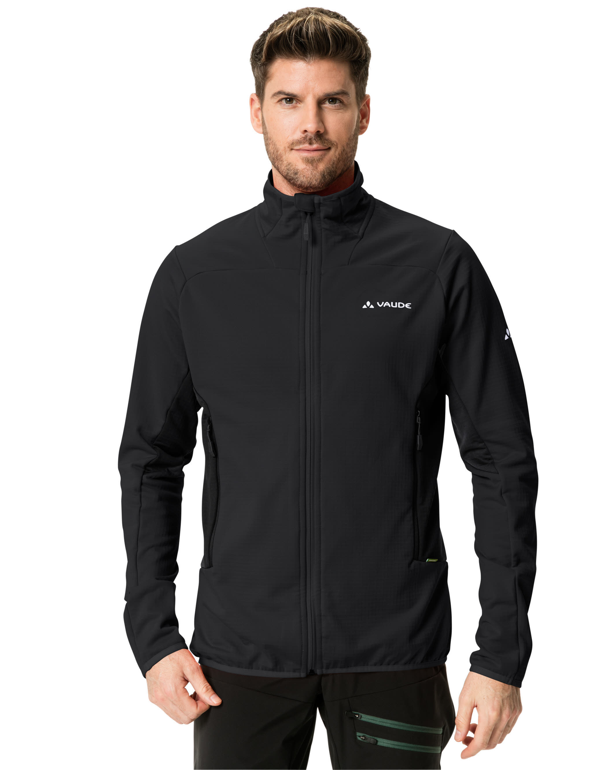 Vaude Monviso Fleece FZ Jacket II Fleecejacke Herren schwarz