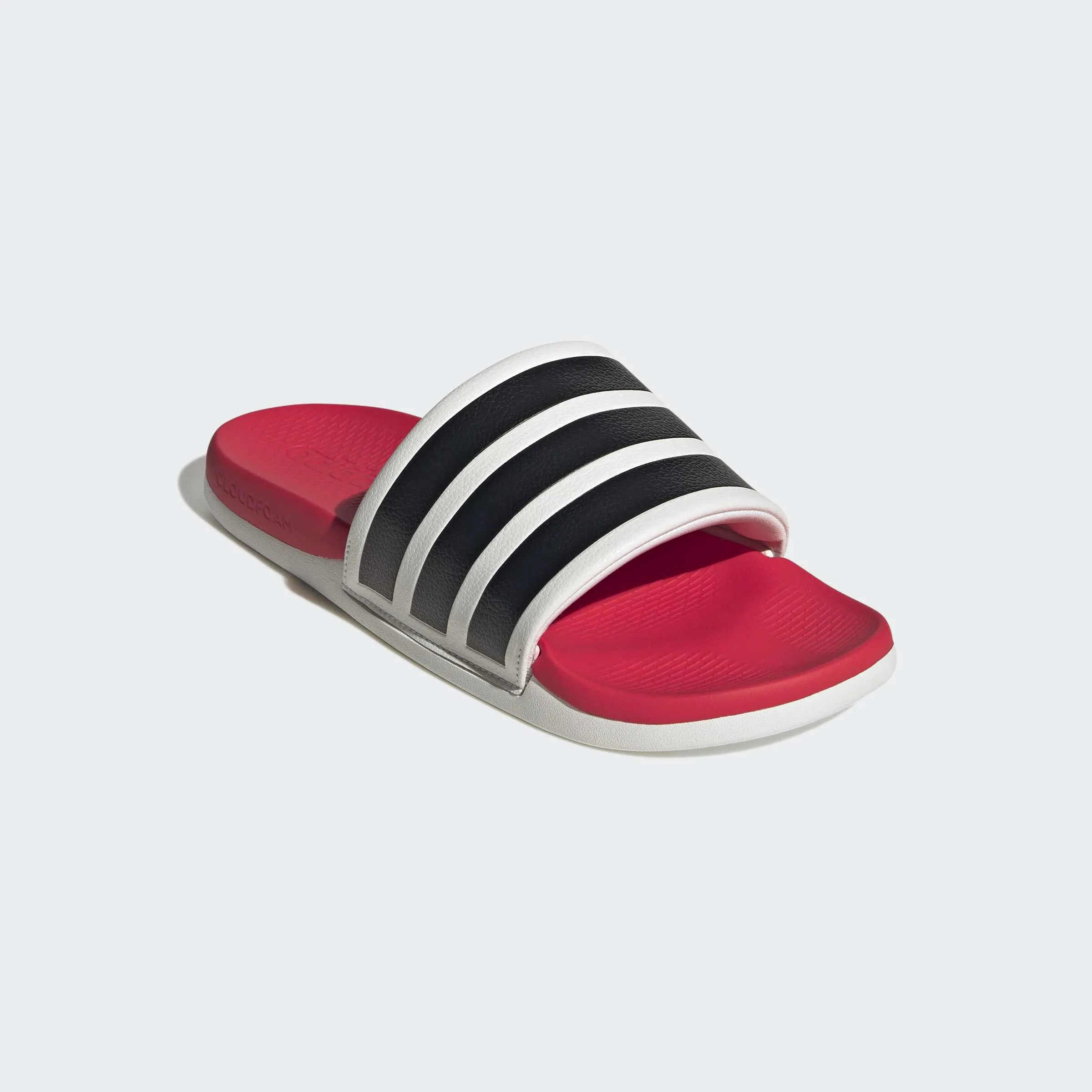 adidas ADILETTE COMFORT 2.0 Unisex Badelatschen weiß/rot/schwarz