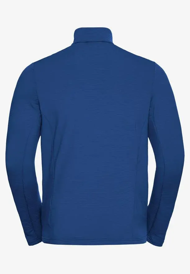Jack Wolfskin Litestride Fz Herren atmungsaktive Fleecejacke blau