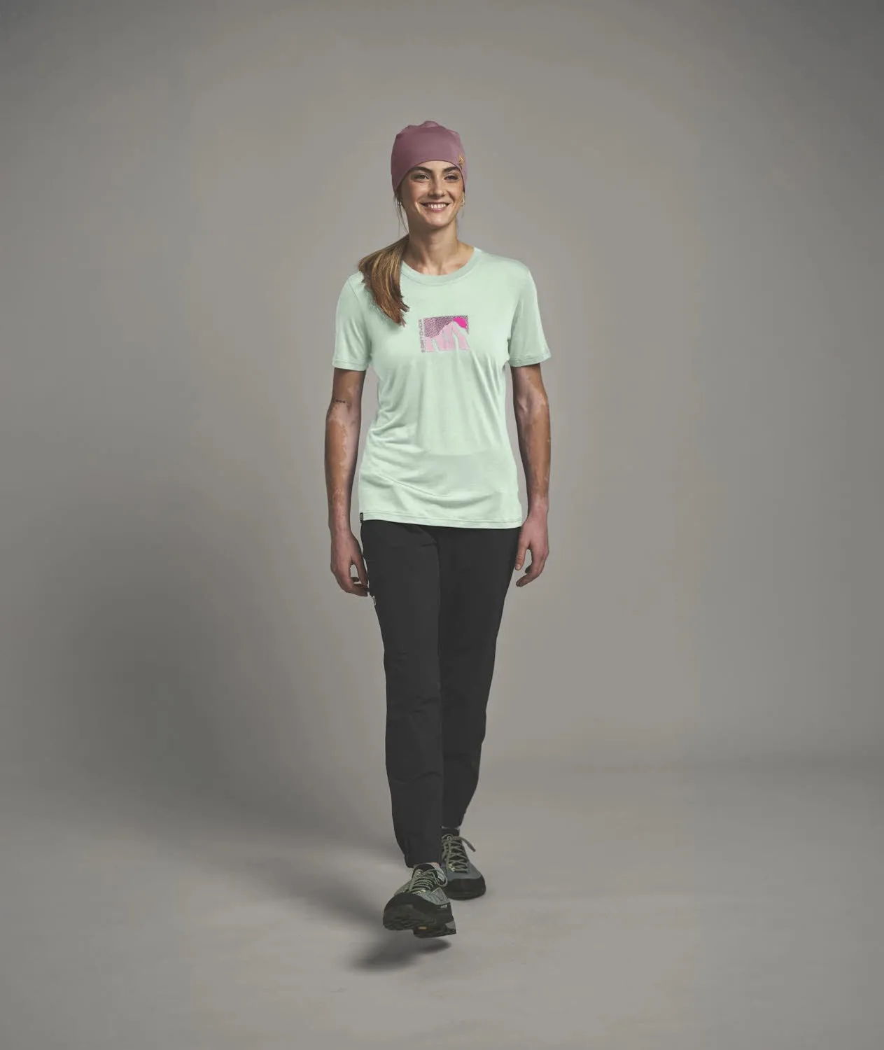 Ortovox 120 COOL TEC MTN SUN TS W Damen Wandershirt grün
