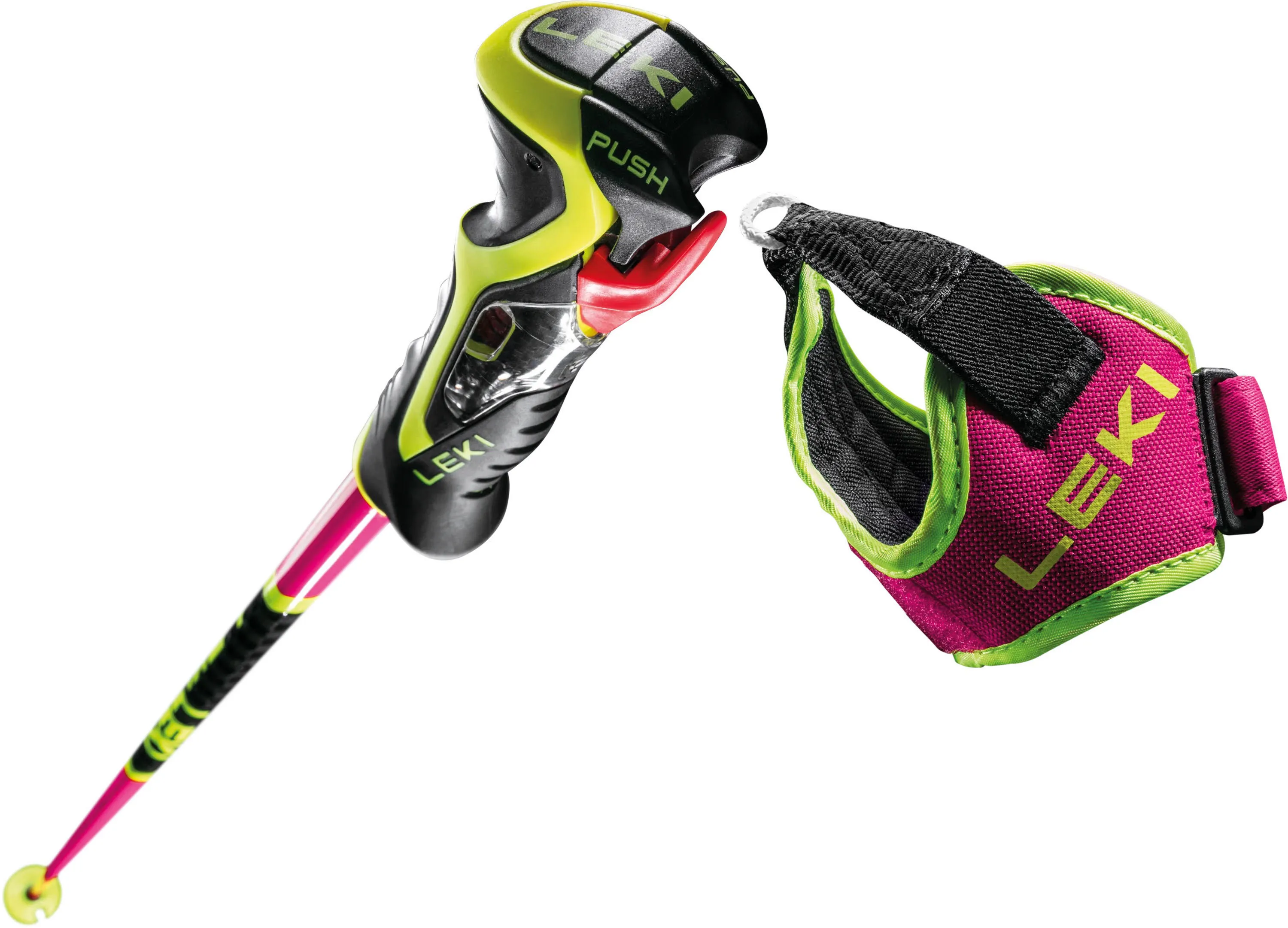 Leki WCR TBS SL 3D Skistöcke für Erwachsene Ski Alpin-Stöcke pink