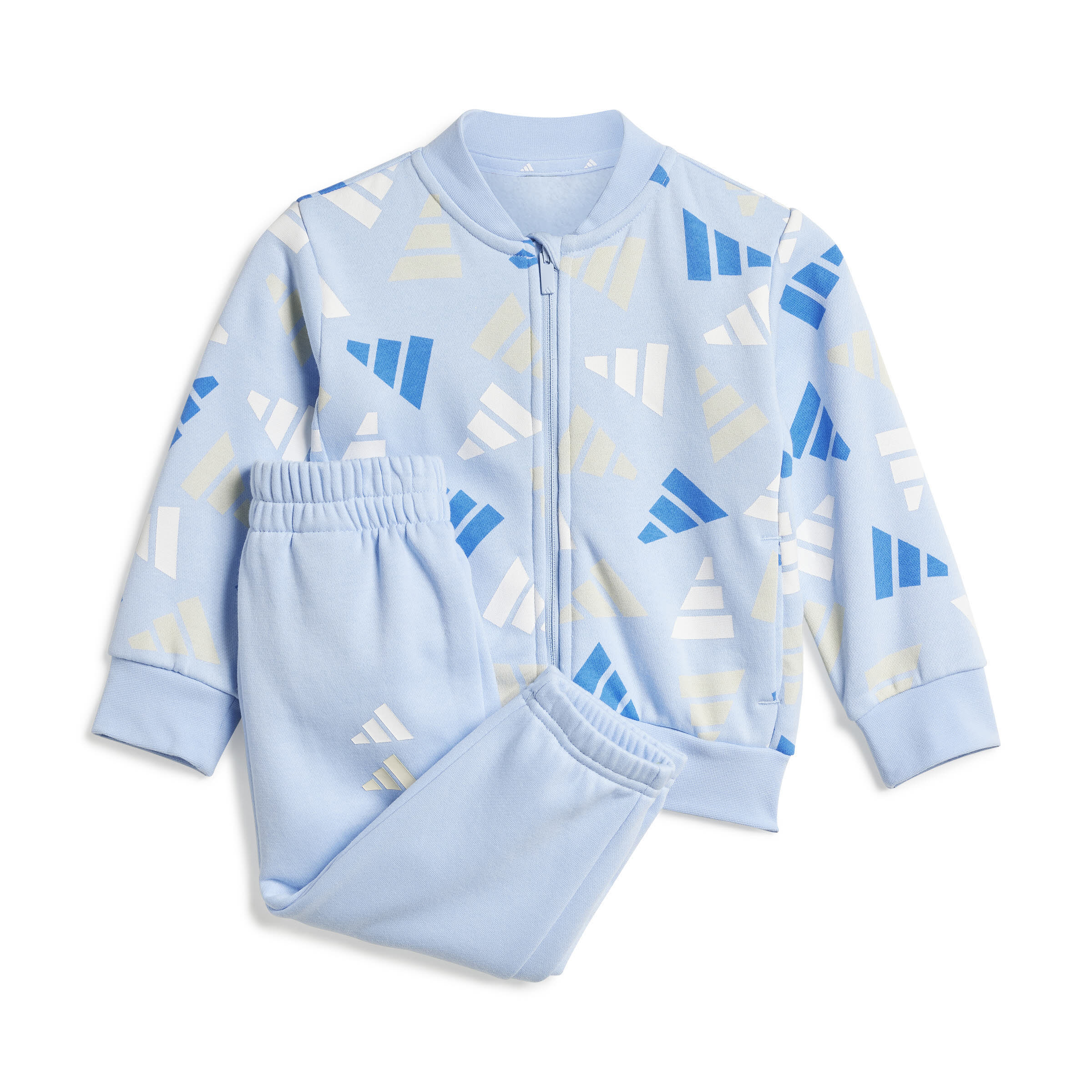 adidas Seasonal Essentials Logo Celebration Kids Trainingsanzug Kleinkinder blau