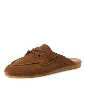 Tamaris Lederpantolette braun