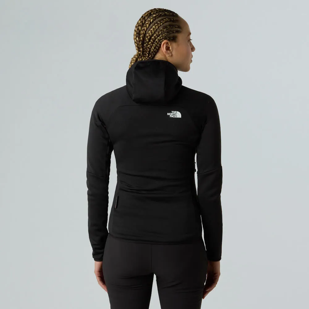 The North Face Meteora Fleece Damen Fleecejacke mit Kapuze schwarz