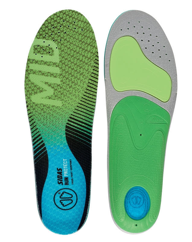 Sidas 3FEET RUN PROTEC MID Unisex Einlagesohlen grün