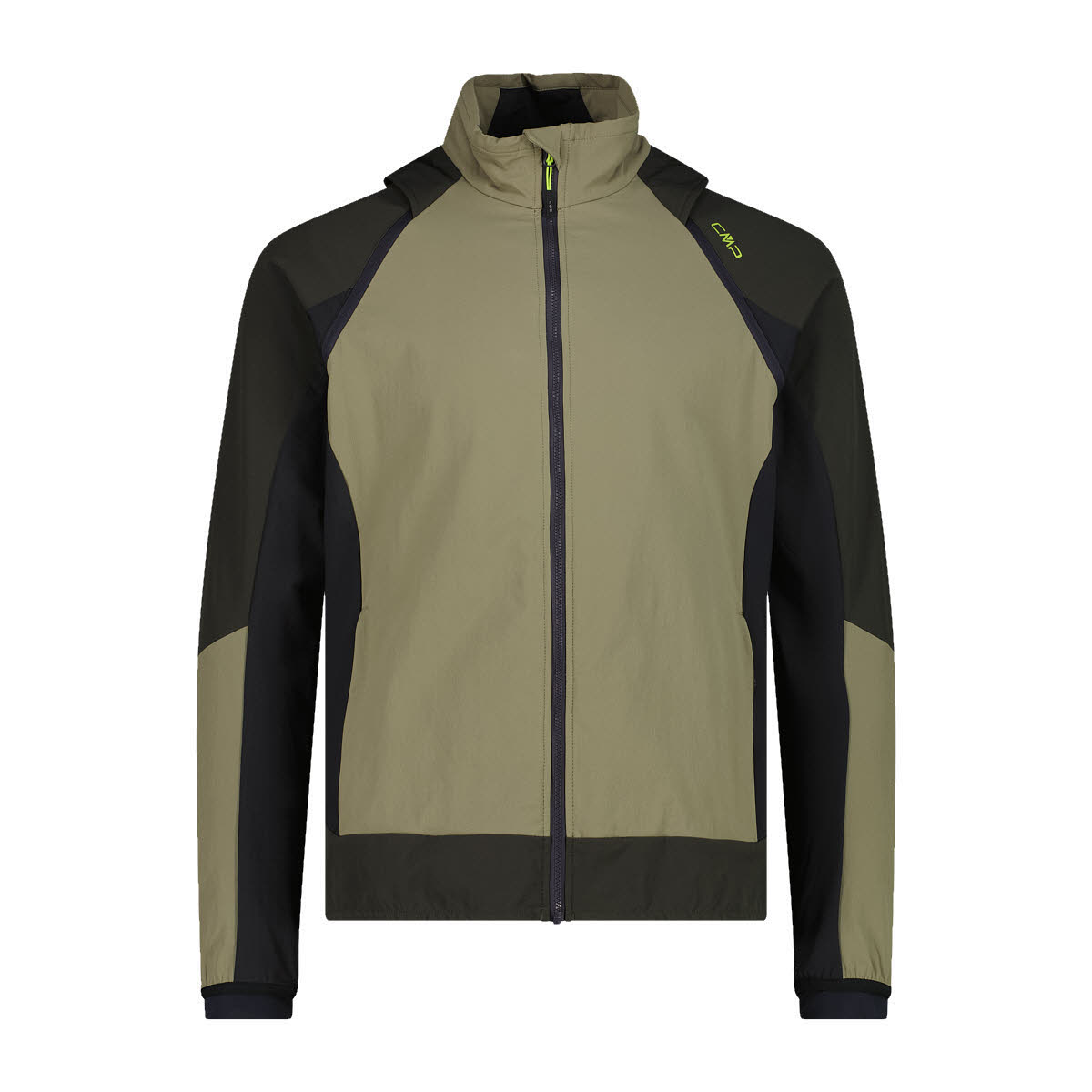 Hybridjacke Unlimitech mit abnehmbaren Ärmeln Herren grün