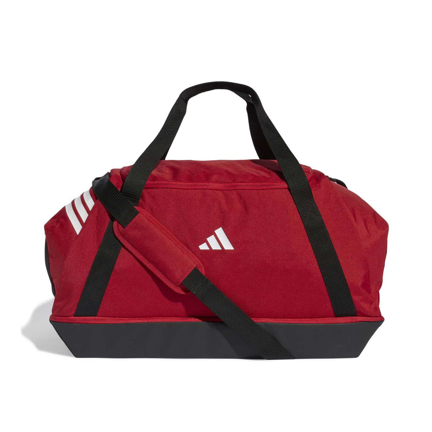 adidas TIRO DUFFELBAG GROSS MIT BODENFACH Unisex Sporttasche Fußballtasche rot