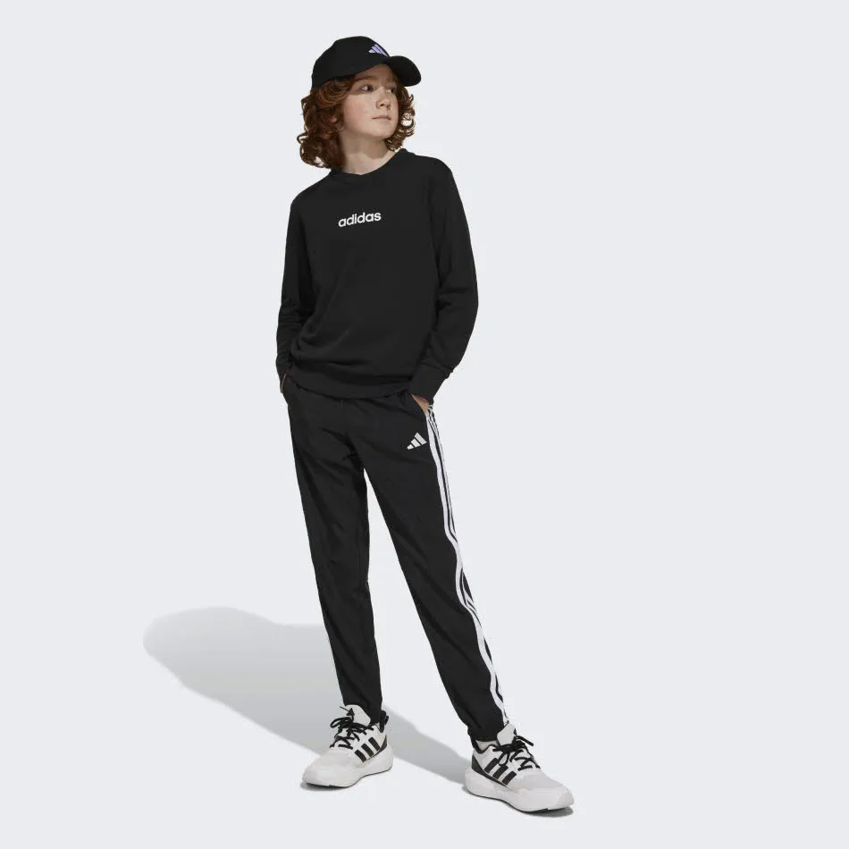 adidas Essentials Climacool Kinder Jogginghose schwarz/weiß