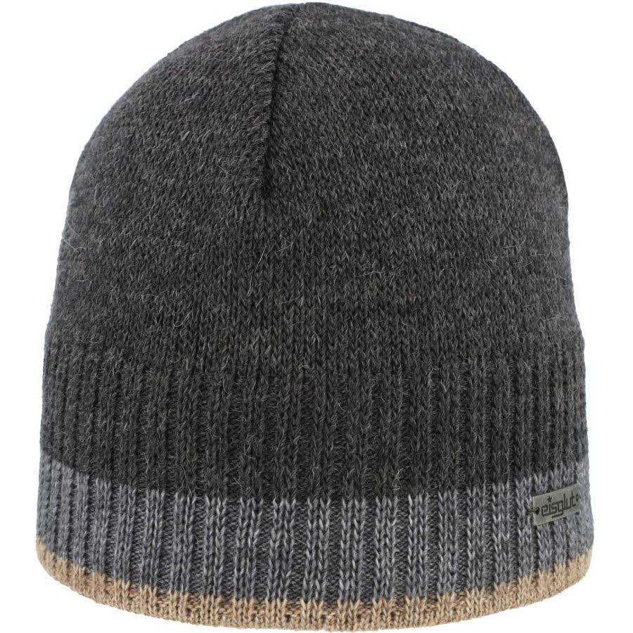 Eisglut Arvidg Alpaka Herren Mütze Strickmütze Wintermütze grau