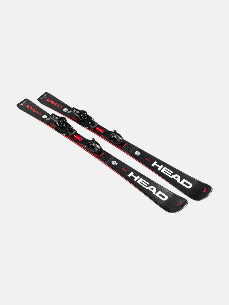 Head Supershape e-Rally + PRD 12 GW Sportcarver Ski Fortgeschrittene 25/26 schwarz