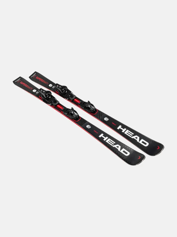 Head Supershape e-Rally + PRD 12 GW Sportcarver Ski Fortgeschrittene 25/26 schwarz