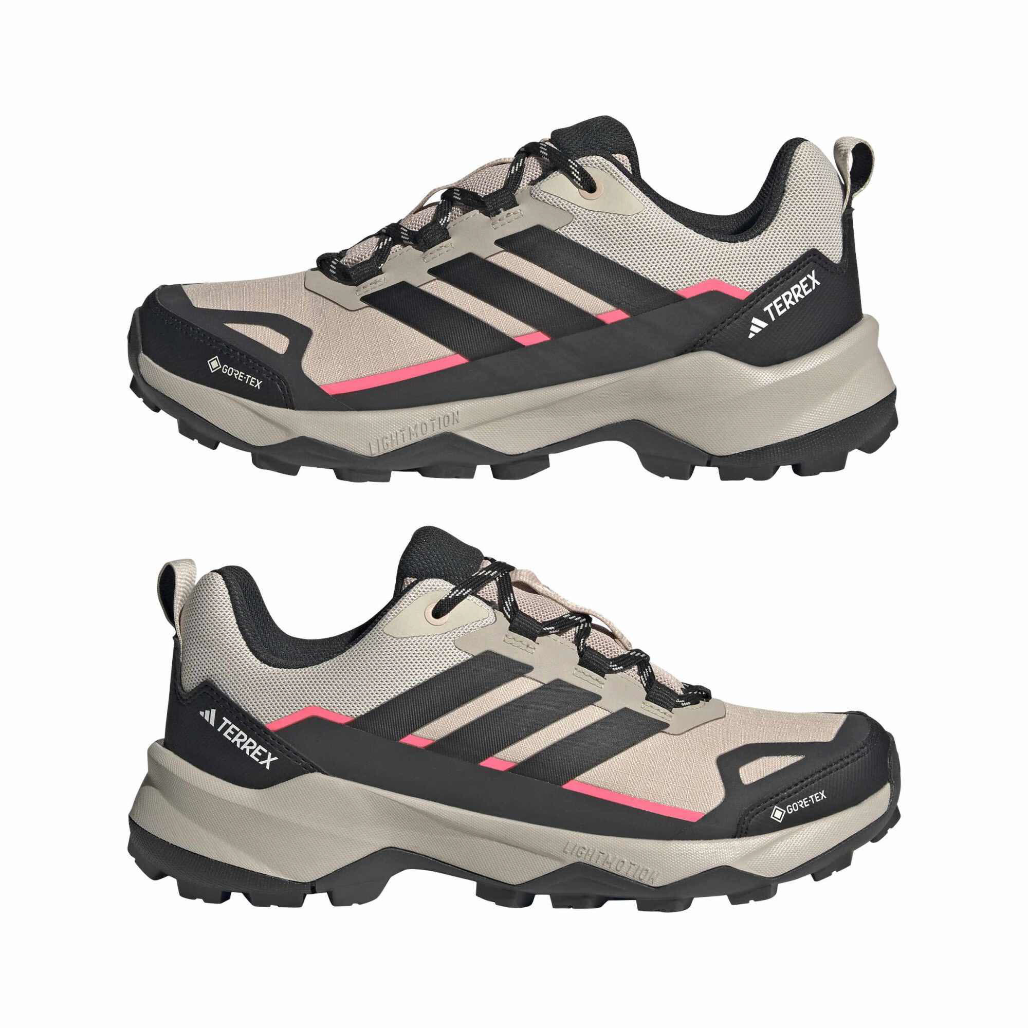 adidas TERREX SKYCHASER AX5 GTX Damen Wanderschuhe Trekkingschuhe Low beige/schwarz
