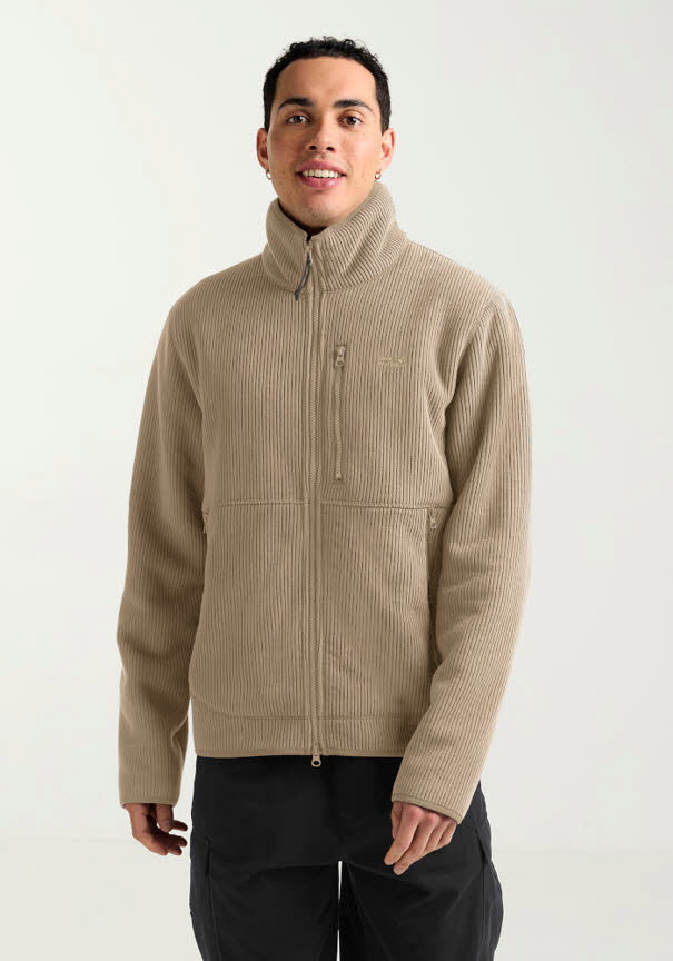 Jack Wolfskin LAKE RIDGE JKT Herren Fleecejacke braun