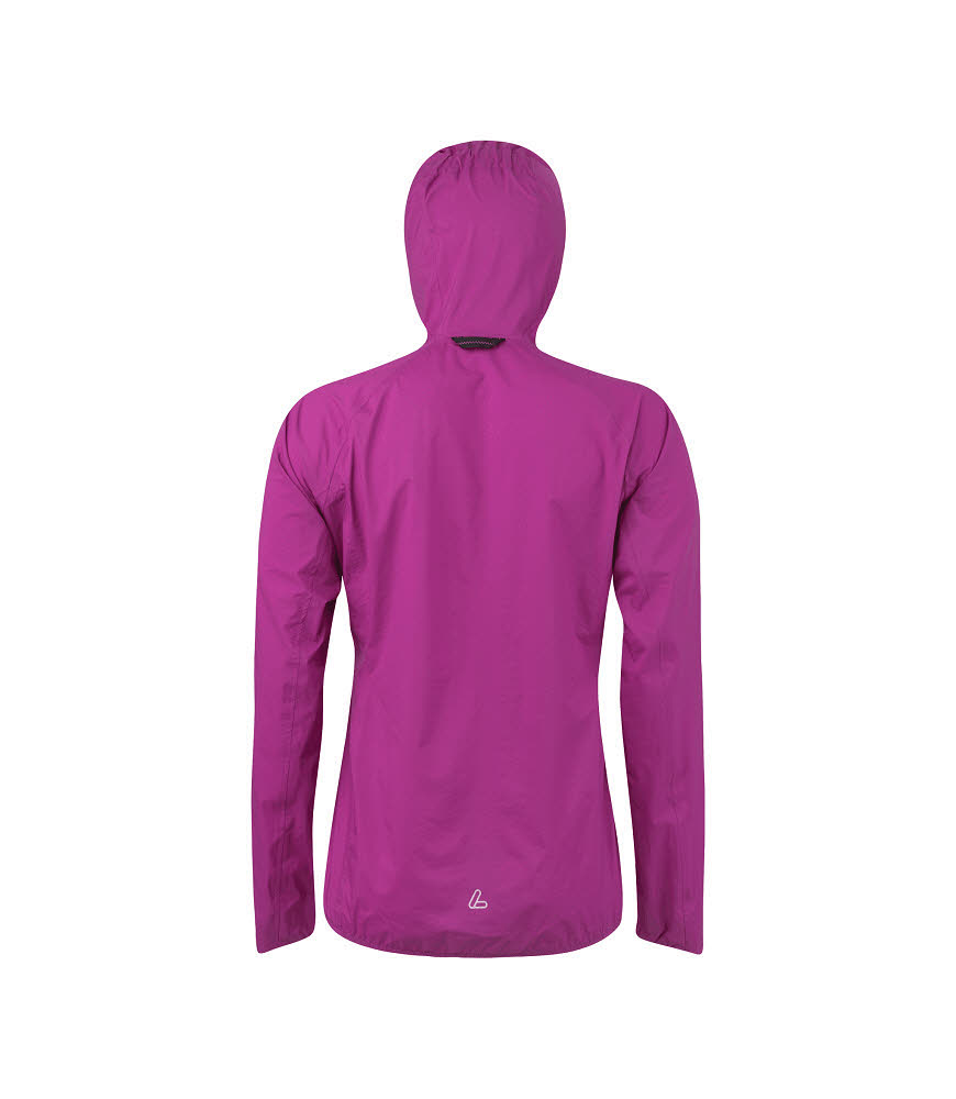 Löffler W HOODED JACKET WPM POCKET Damen Laufjacke Radsportjacke lila
