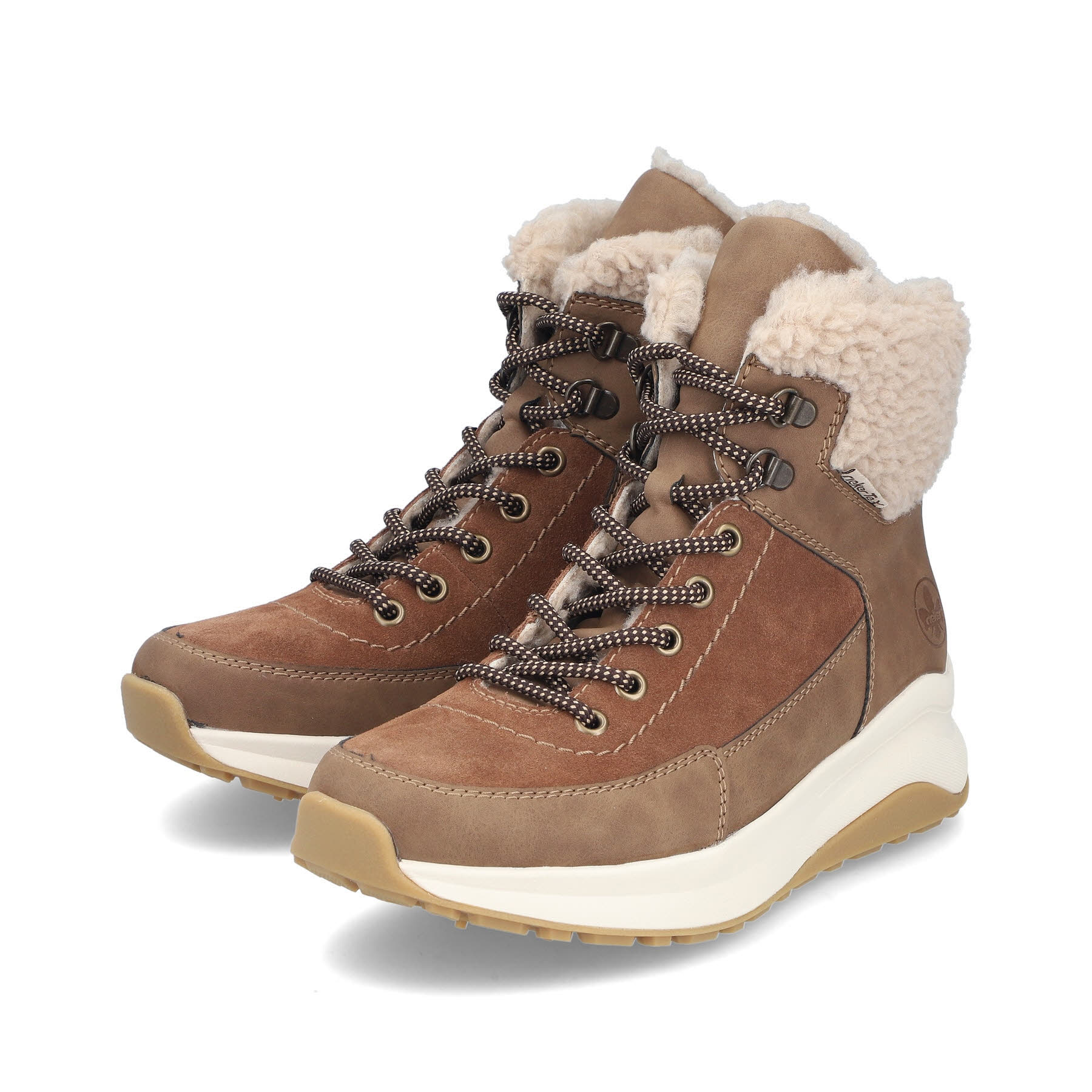 Rieker Schnürstiefel Damen braun