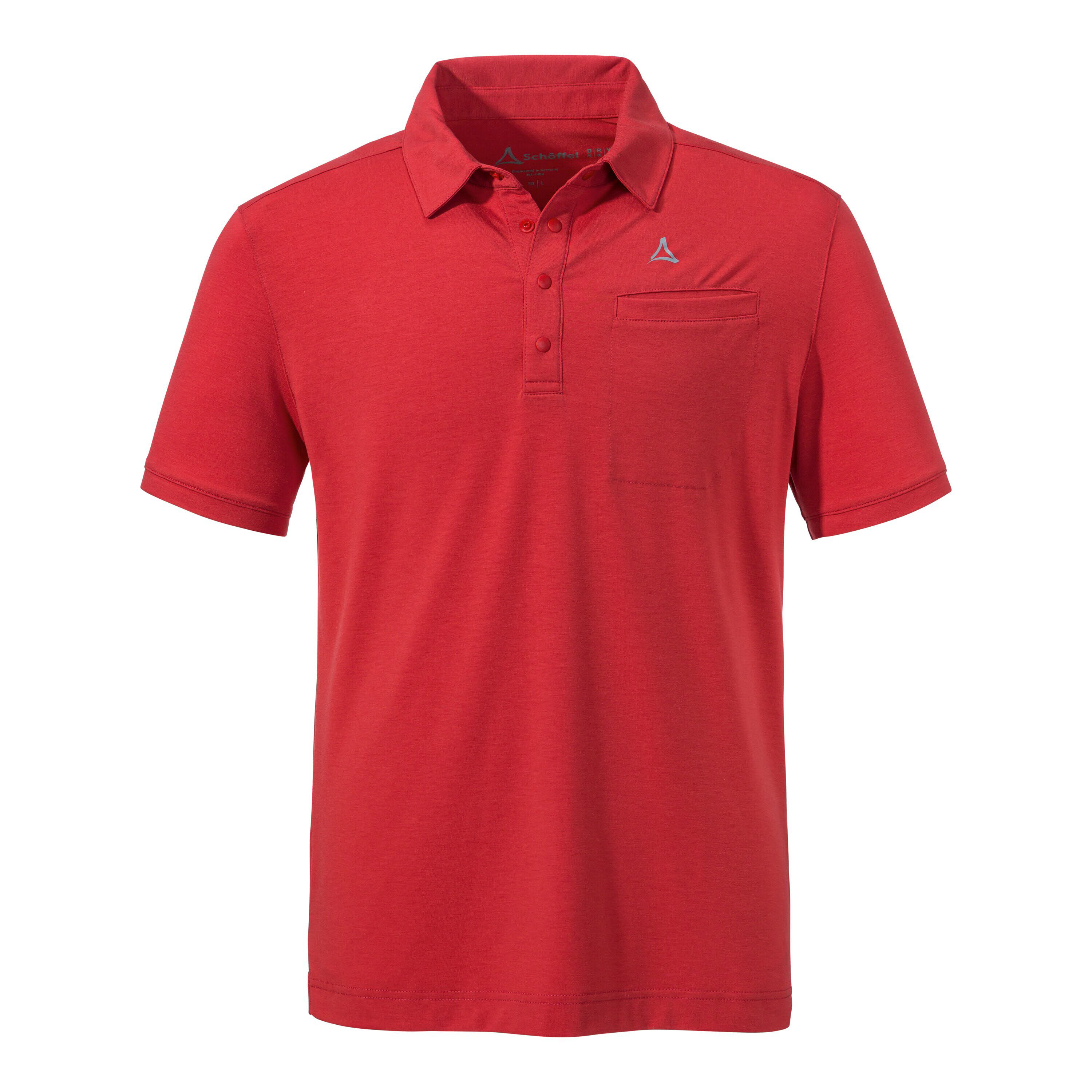 Schöffel Polo Shirt Ramseck M Kragenshirt Poloshirt Herren rot