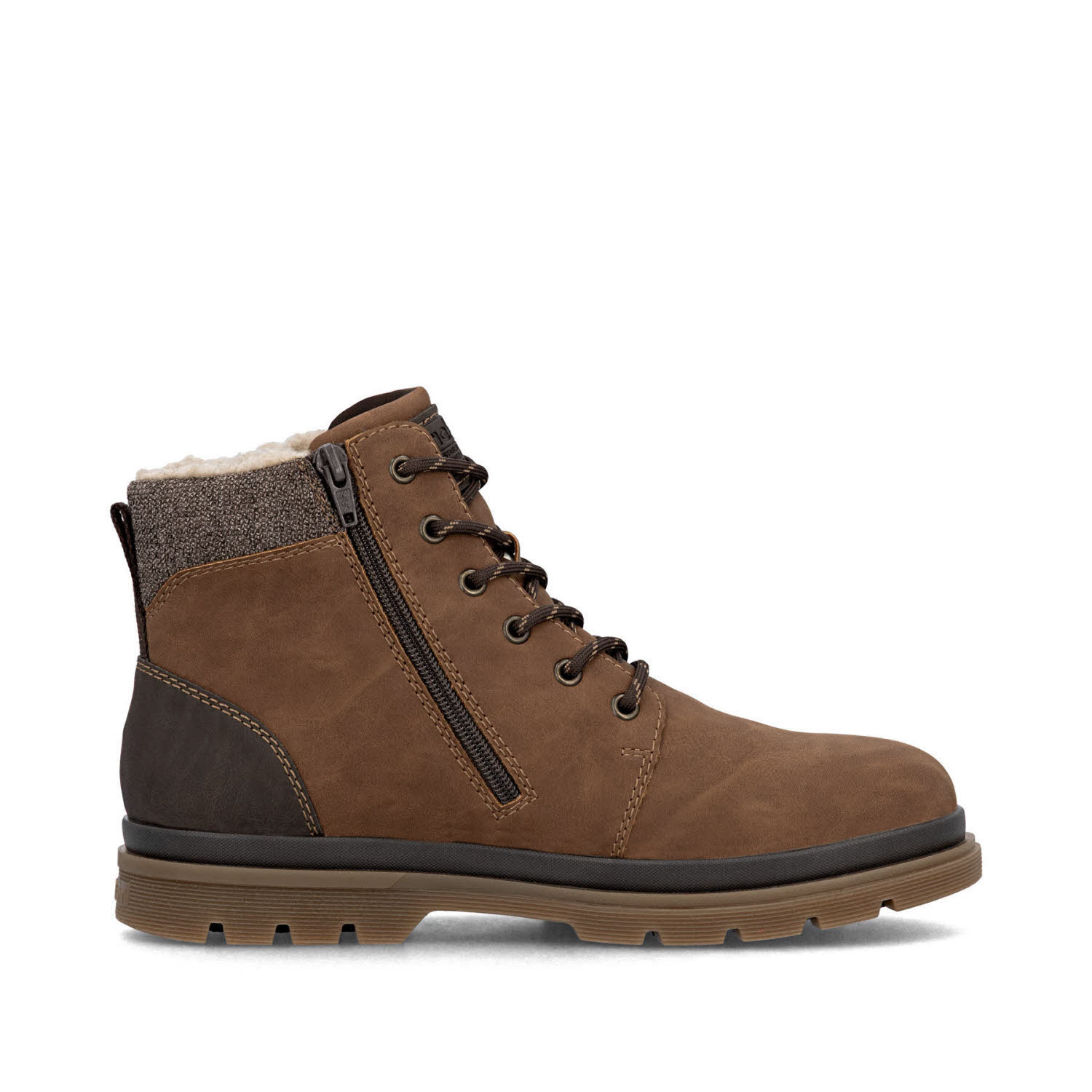 Rieker HWK Herren Stiefel Herren Schnürstiefel Winterstiefel braun
