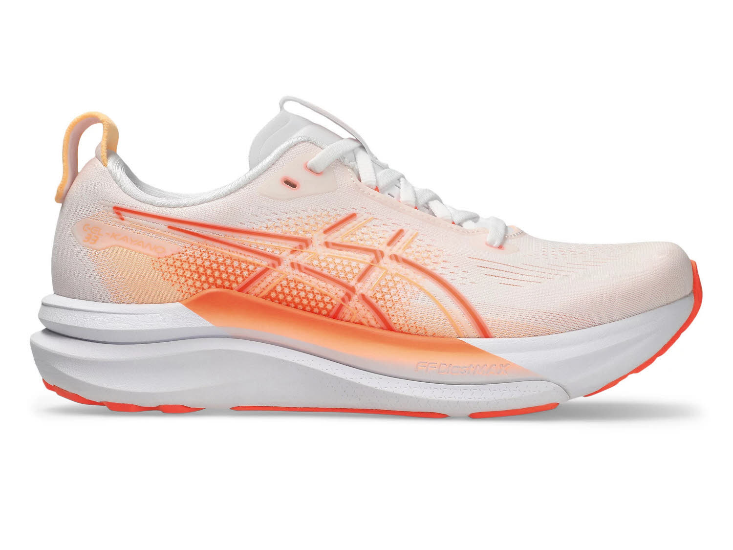 Asics GEL-KAYANO 33 Damen Laufschuhe Joggingschuhe weiß/orange