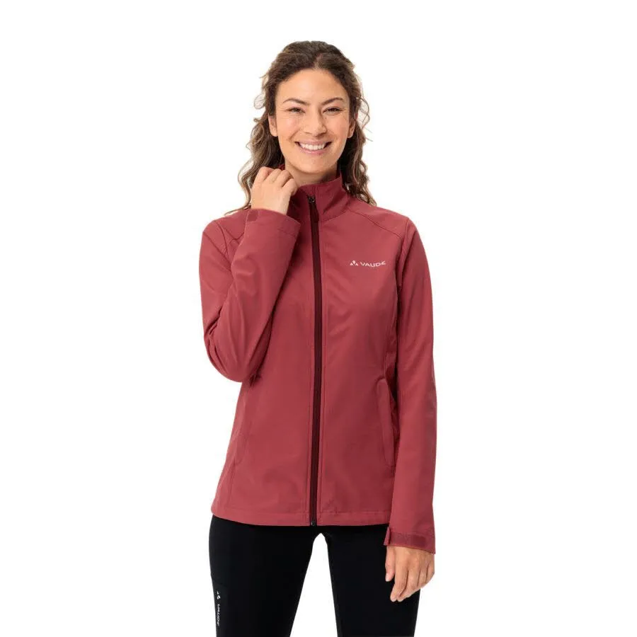 Vaude Hurricane IV Softshelljacke Damen Wanderjacke rot