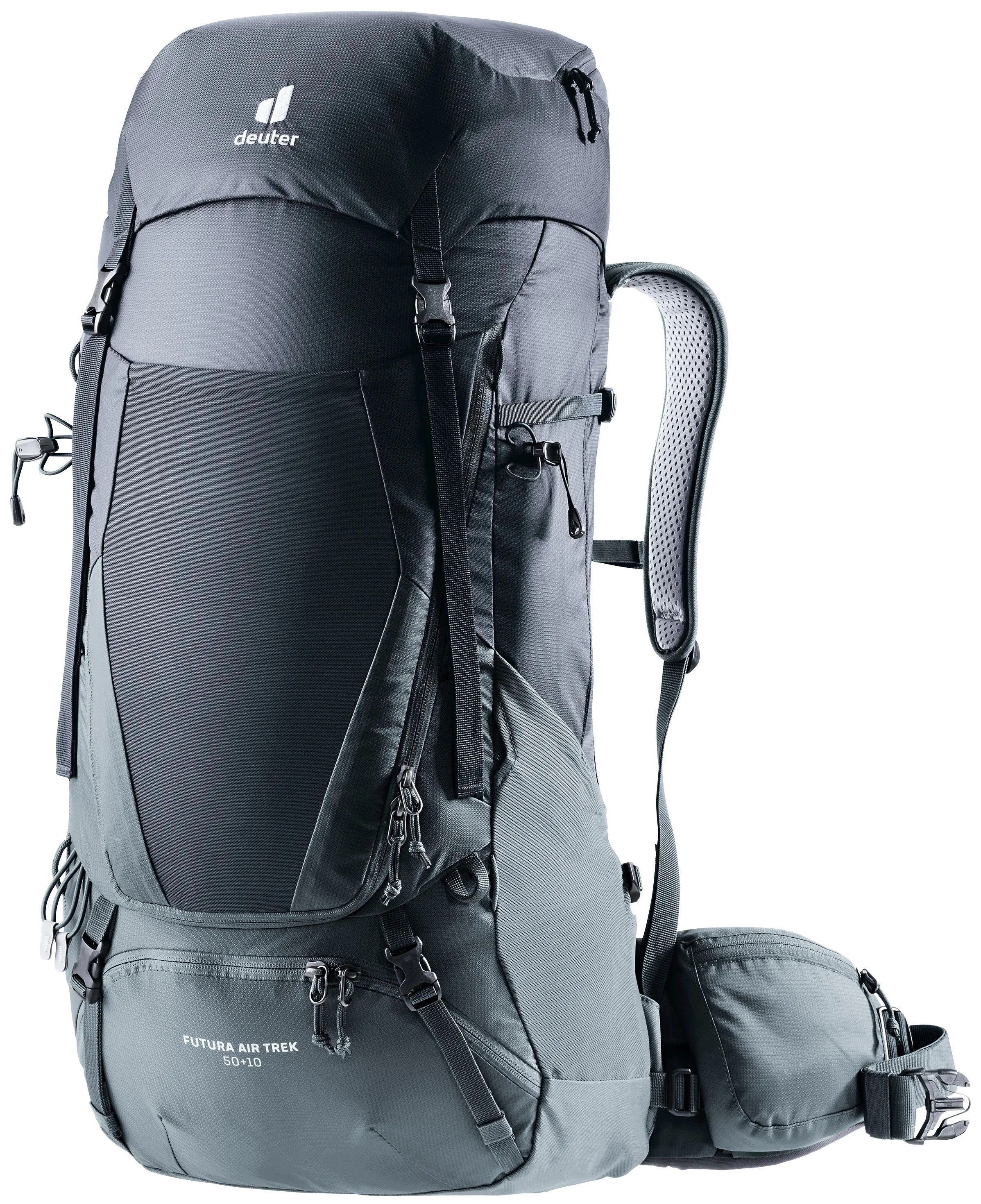 Deuter Futura Air Trek 50 + 10 Unisex Wanderrucksack Trekkingrucksack black/graphite NEU