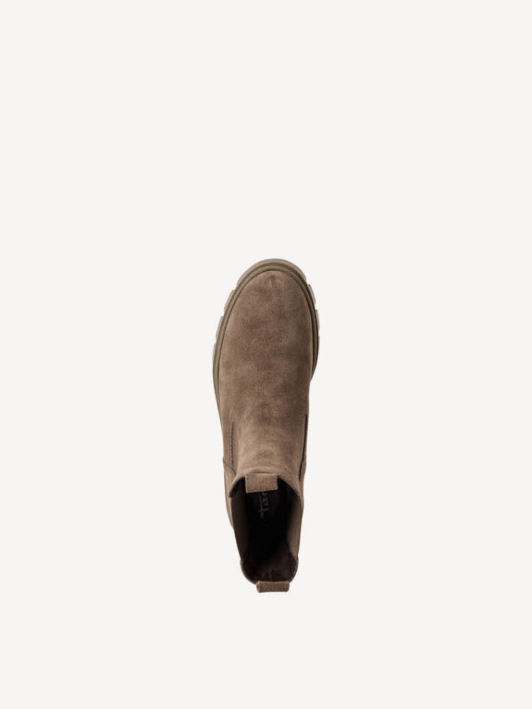 Tamaris Chelsea Boots Damen Modestiefel Stiefeletten taupe