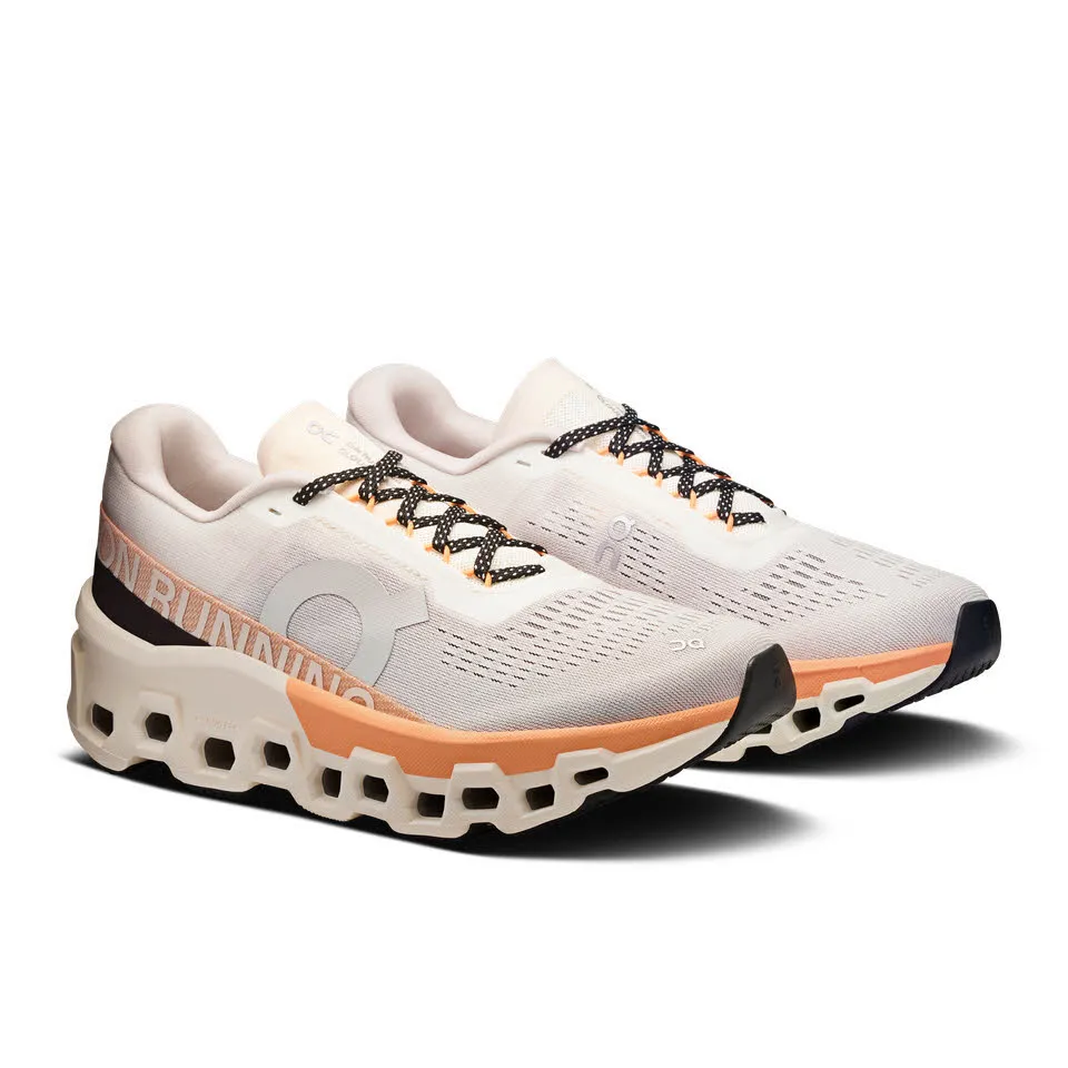 On Cloudmonster 2 Joggingschuh Freizeitschuh Damen Sneaker Laufschuhe weiß