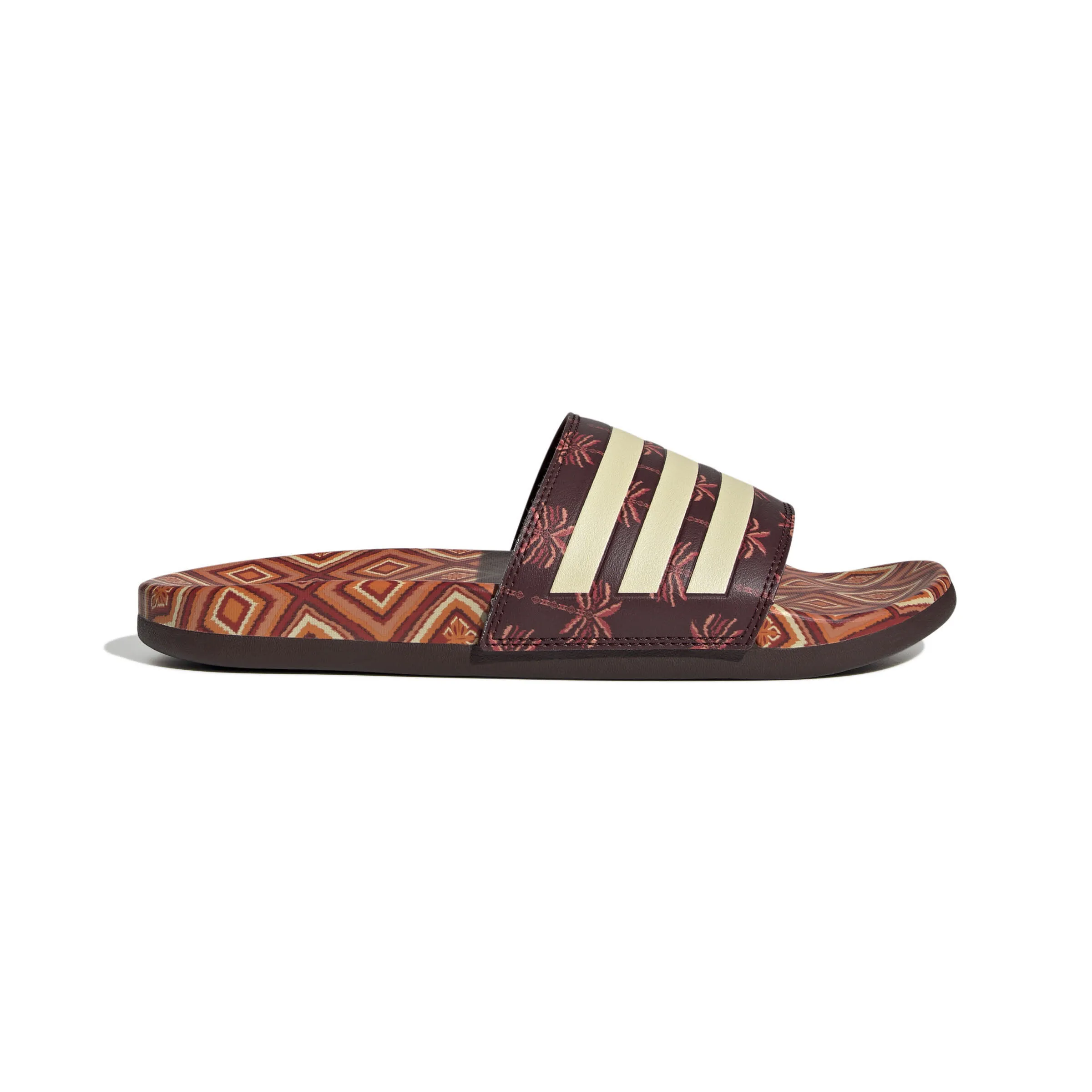 adidas adilette comfort Sandale Badeschuh Damen braun orange