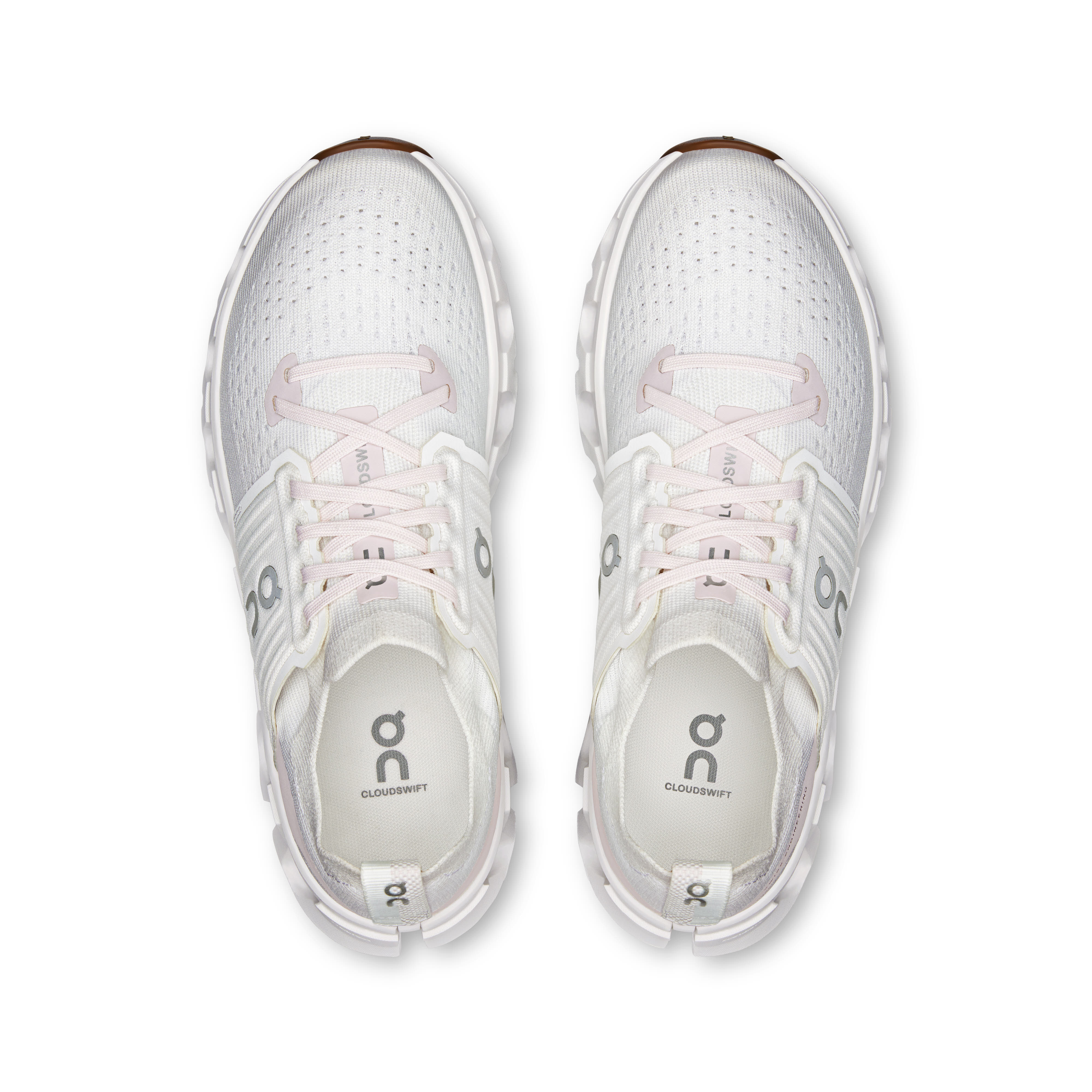 ON CLOUDSWIFT 4 Damen Laufschuhe Joggingschuhe white/lily