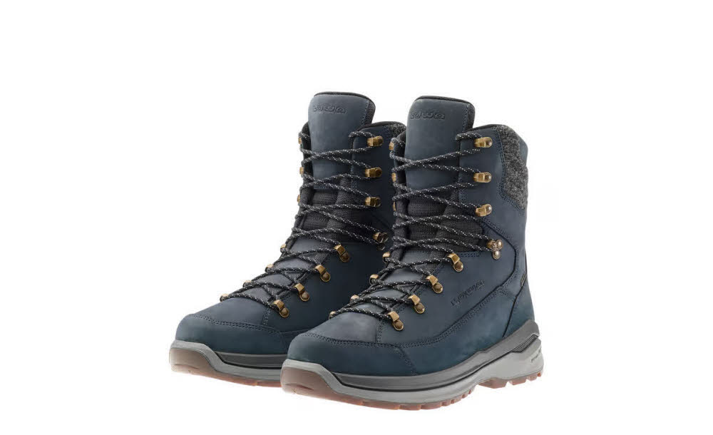 Lowa RENEGADE EVO ICE 2 GTX Herren Winterstiefel gefüttert wasserdicht dunkelblau
